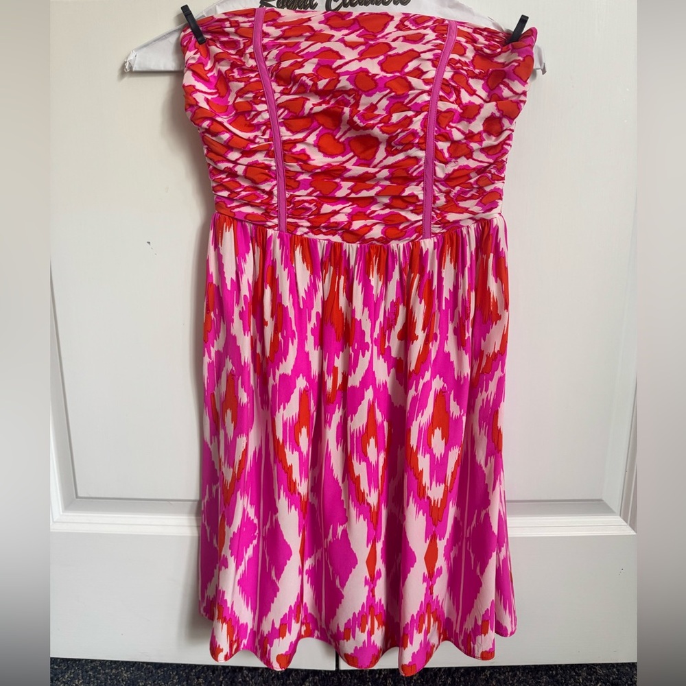 Alice & Trixie 100% Silk Strapless Sundress